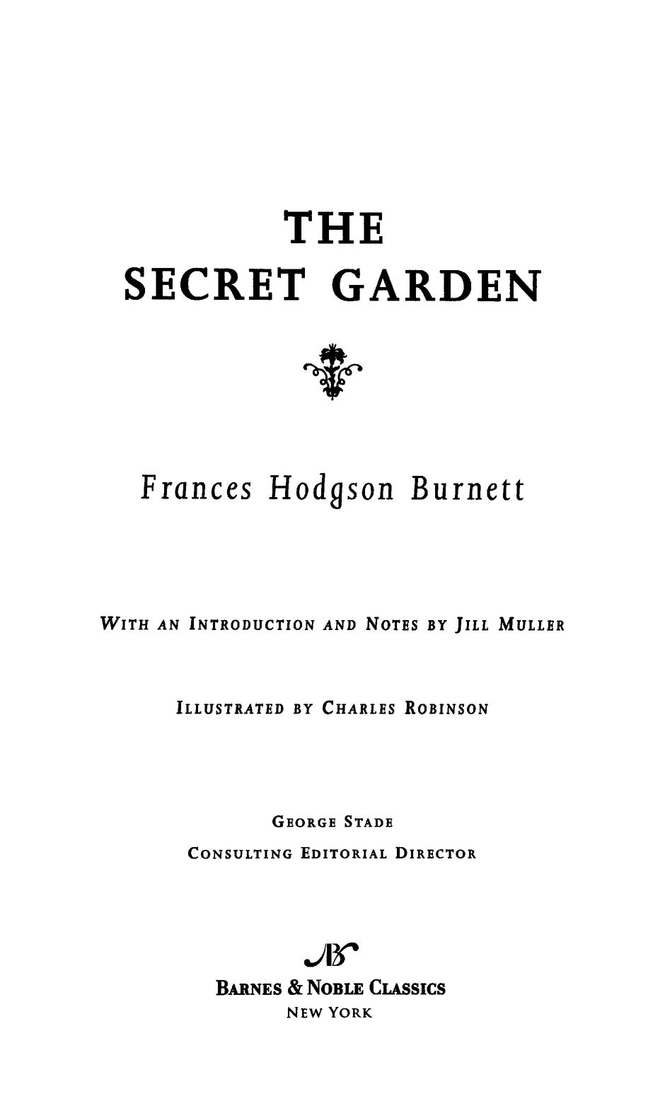 Read Online Secret Garden Barnes Amp Noble Classics Series