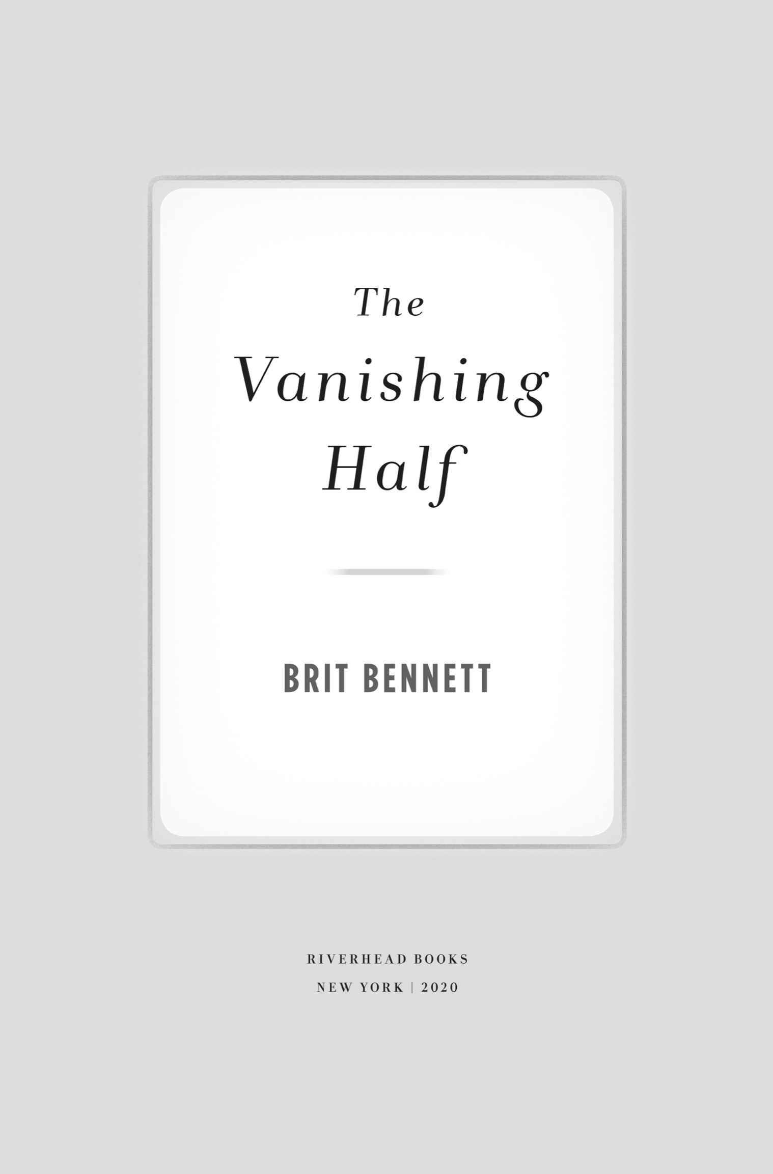the vanishing half audio book